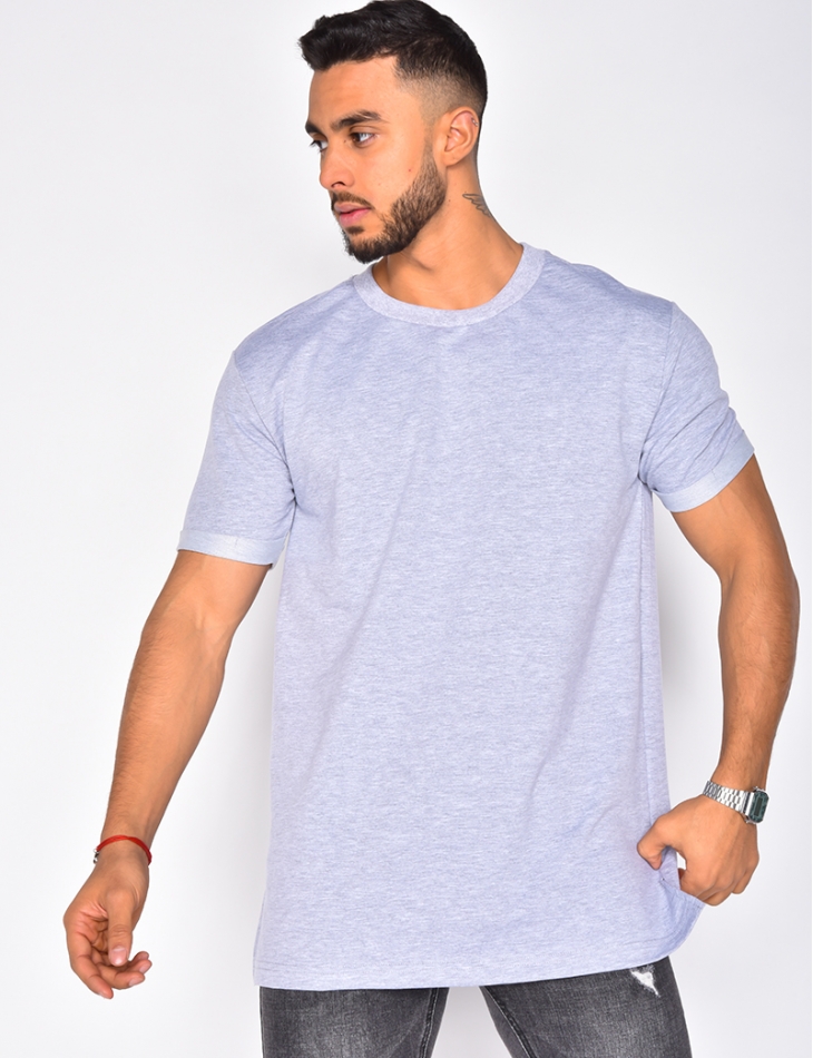 T-shirt oversize col rond