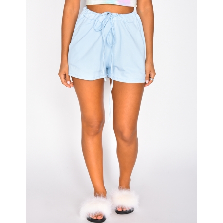 High Waisted Tie Shorts