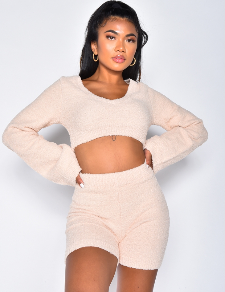 Super Soft Short Jumper and Shorts Co-ord