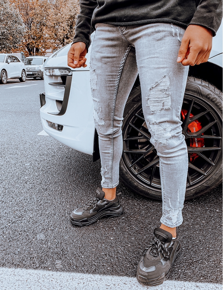 Jeans Skinny Fit in Destroyed Optik