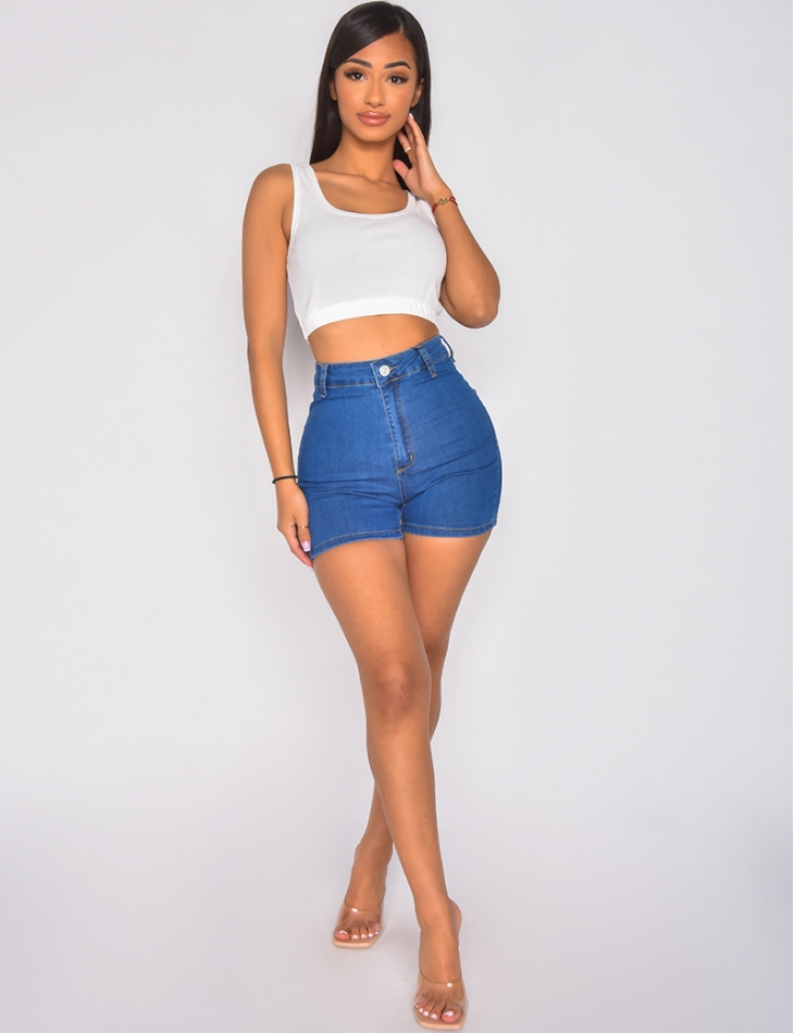 Short taille haute pas cher sale