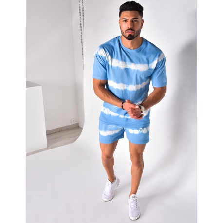 Ensemble t-shirt et short tie and dye "AF Collection"