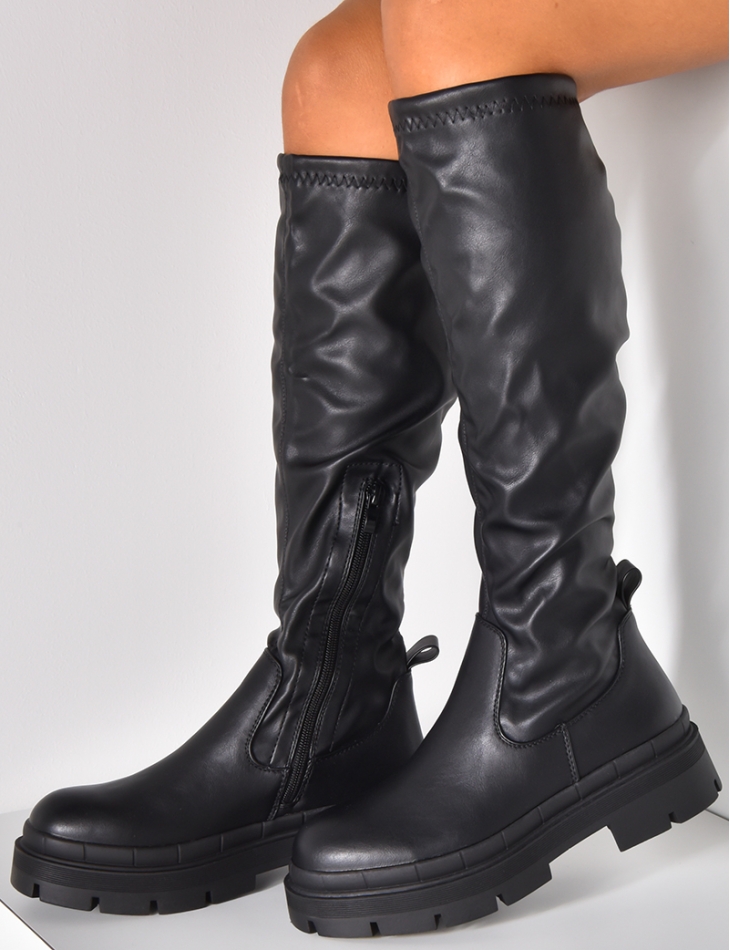 Bottes en simili