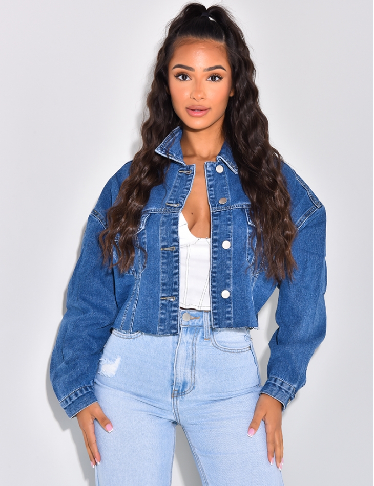 Veste en jeans courte