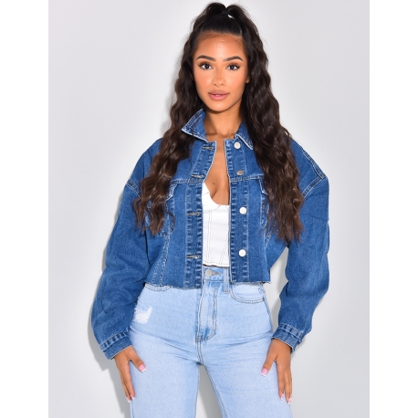 Veste en jeans courte