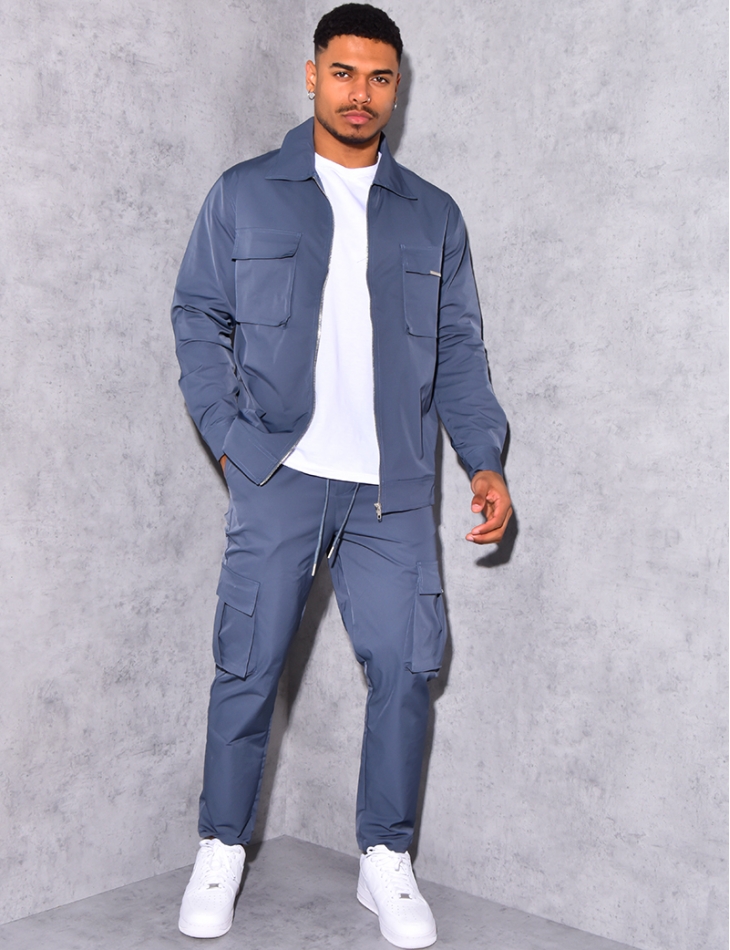 Ensemble pantalon cargo et veste