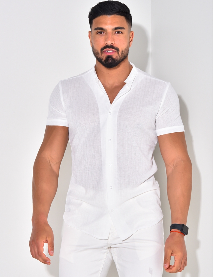 Chemise manches courtes basic