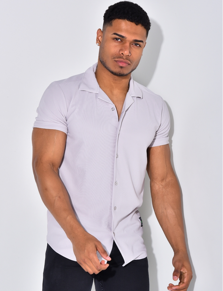 Chemise manches courtes basic