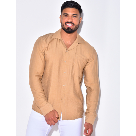 Chemise manche longues avec poches