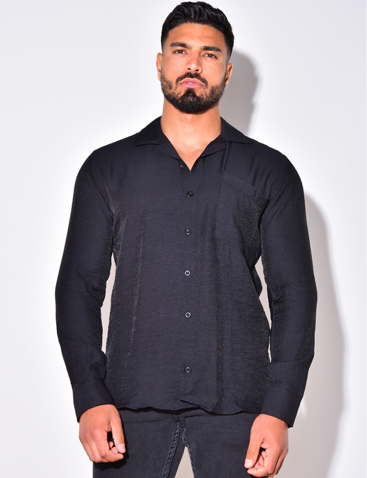 Chemise manche longues avec poches