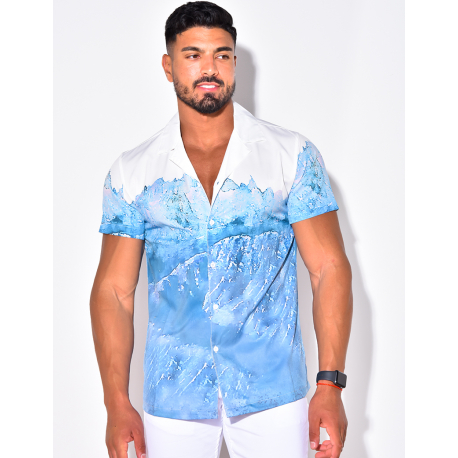 Chemise bi-color