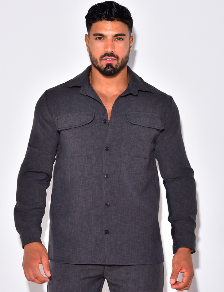 Chemise manches longues fine