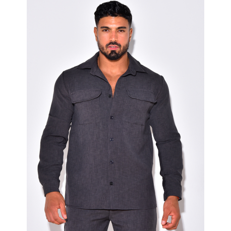 Chemise manches longues fine