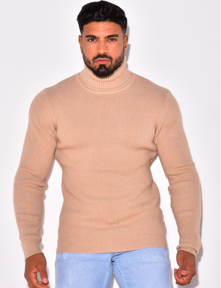 Pull col roulé basic