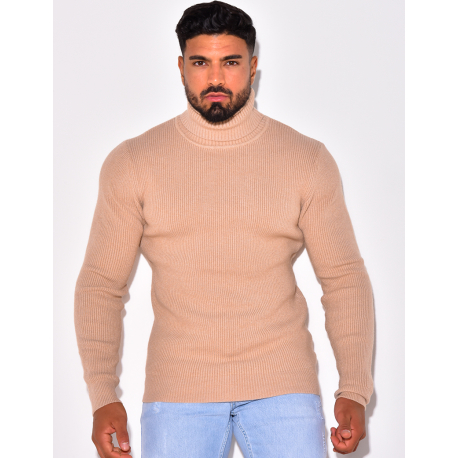 Pull col roulé basic