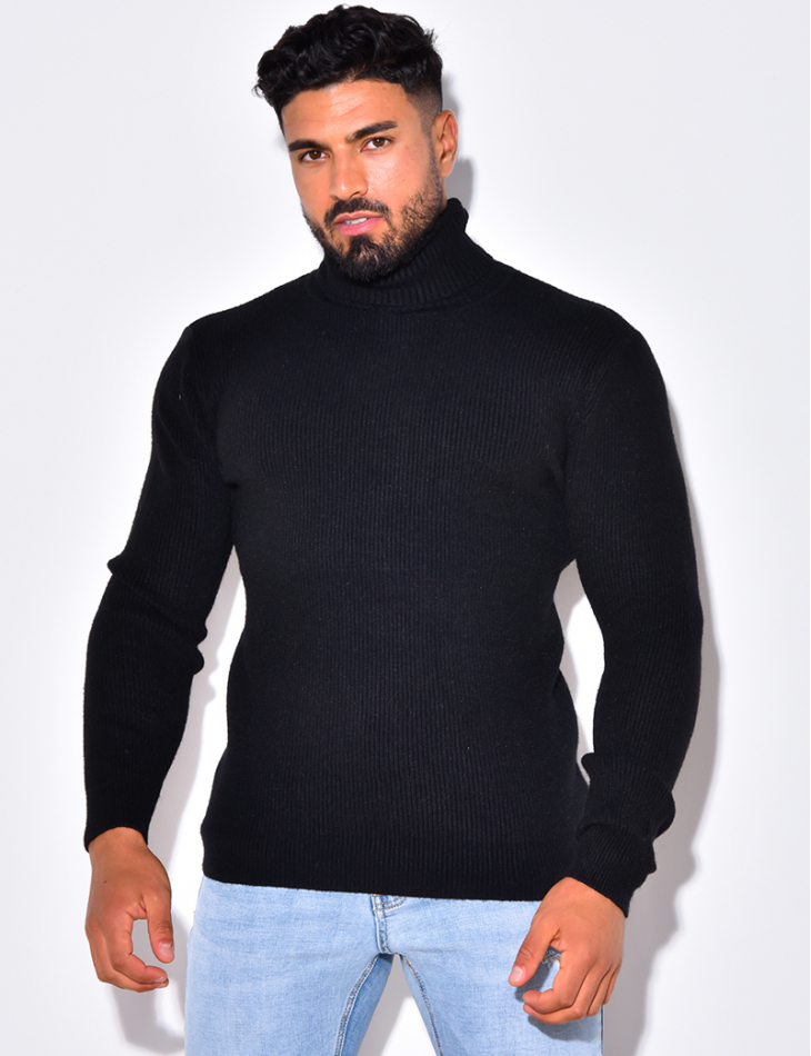 Pull col roulé basic