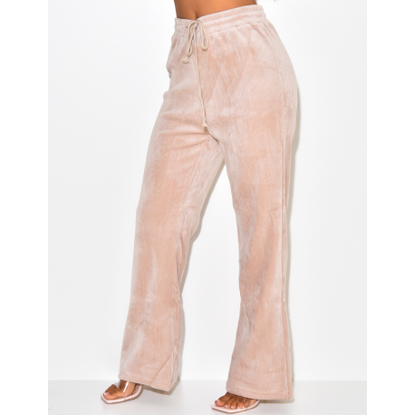 pantalon de jogging en velours