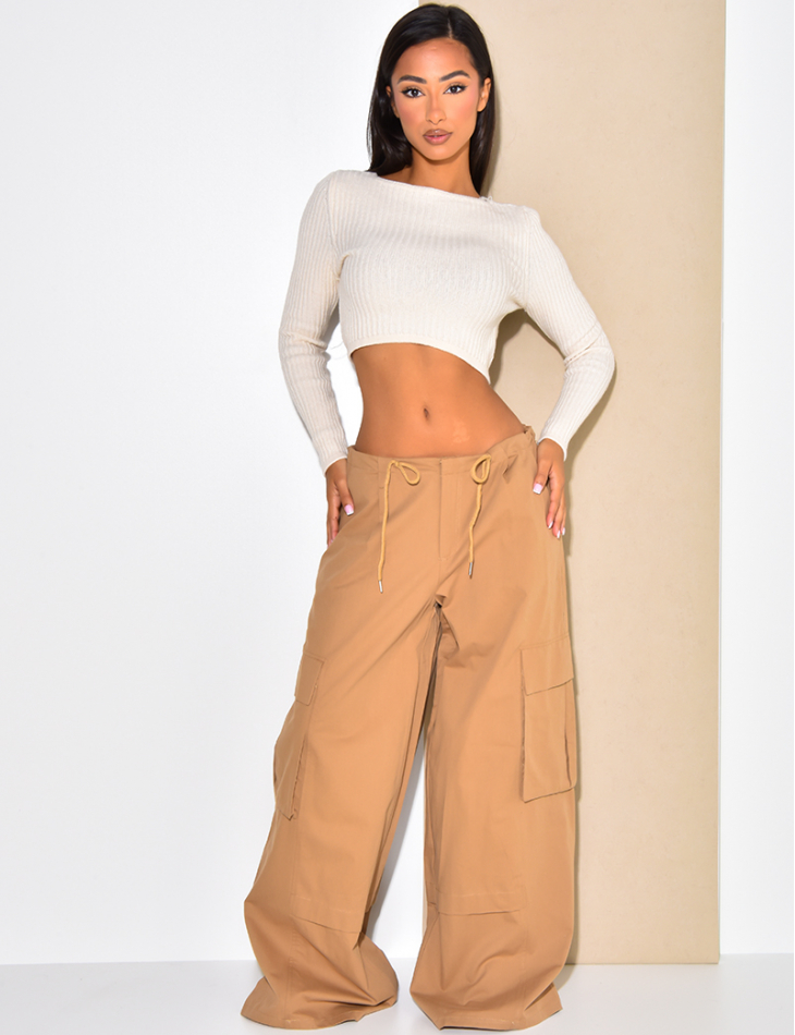 Pantalons taille basse sale