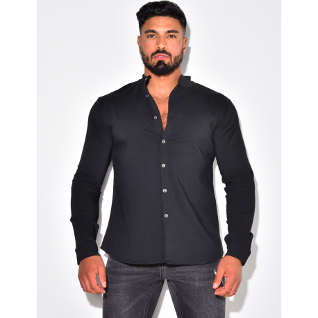 Chemise manches longues col rond