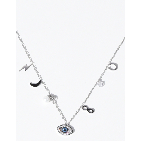 Collier breloque avec oeil