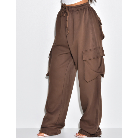 Pantalon cargo à poches épais