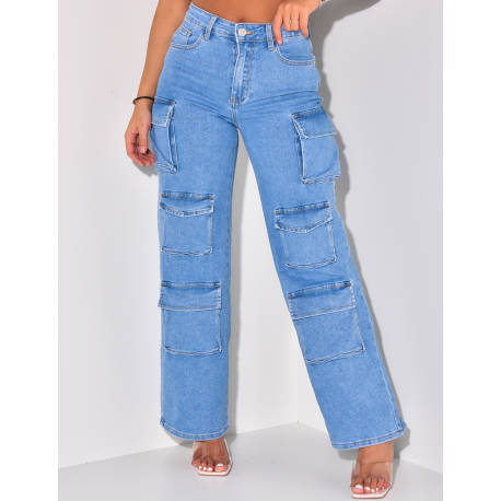 Jeans large multipoches