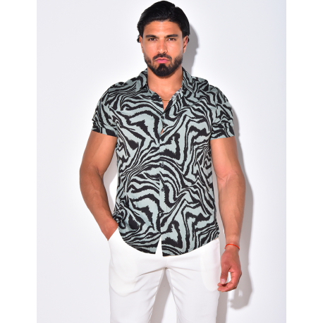 Chemise homme à motif