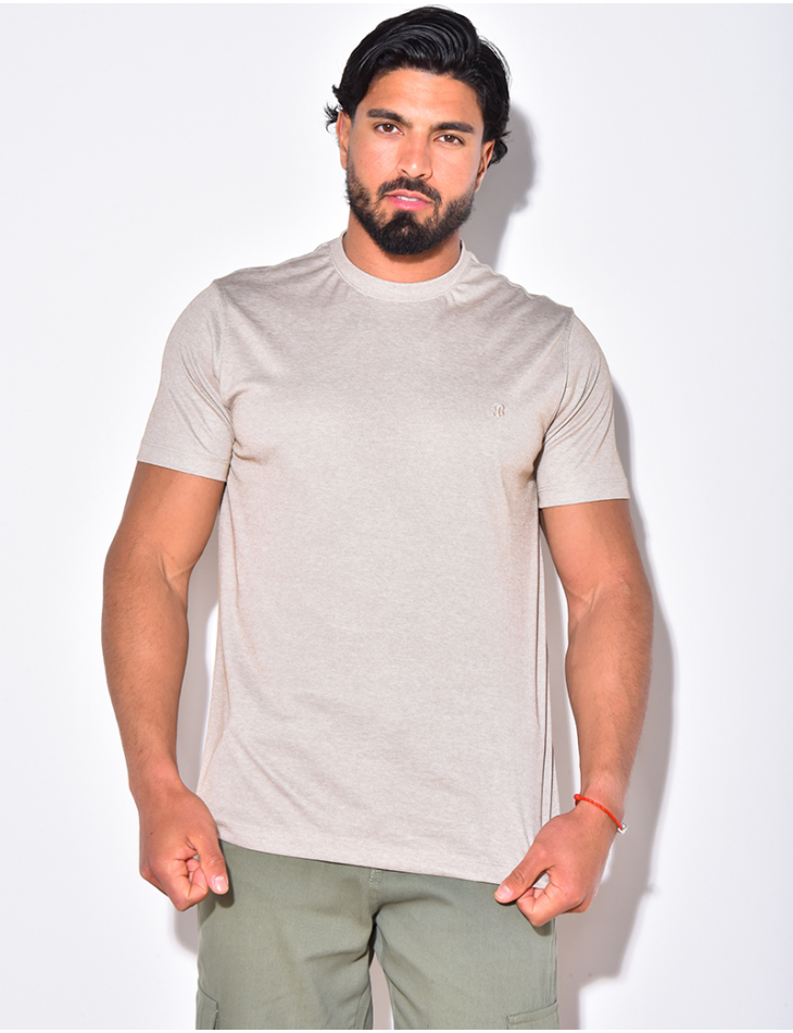 T-shirt basic brodé "B"