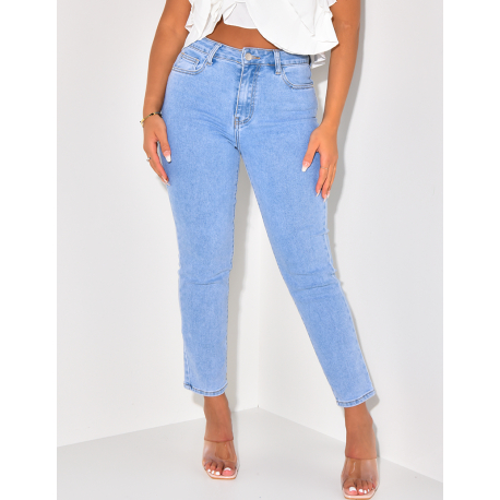 Jeans Mom taille haute