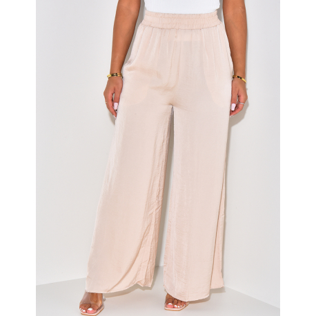 Pantalon fluide coupe droite