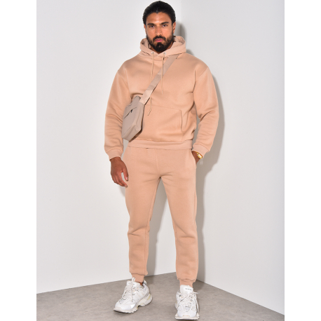 Sweatshirt and fleece jogging set