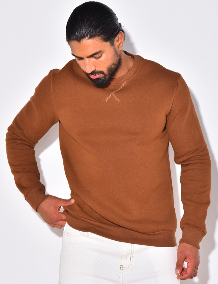 Men's basic sweatshirt on sale