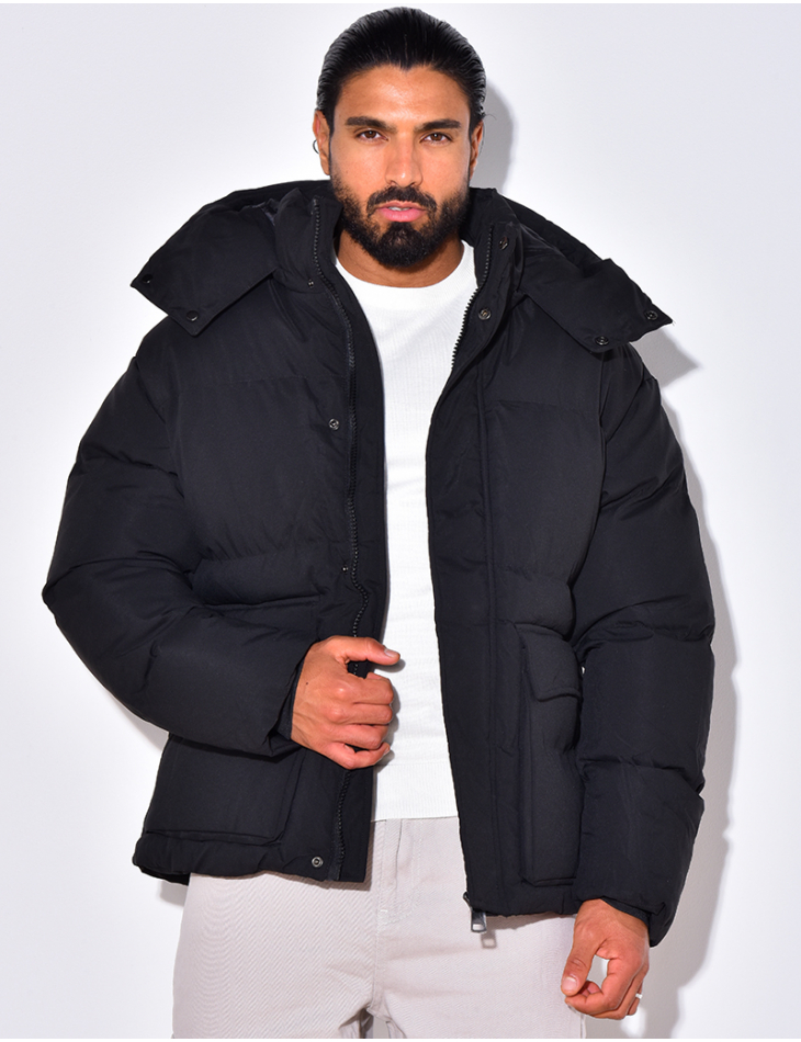 Men's quilted down jacket