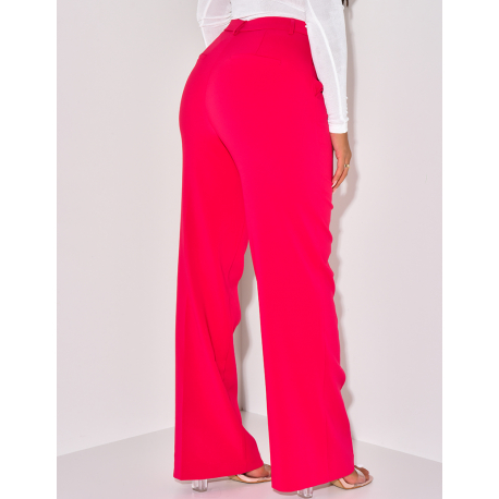 Pantalon de tailleur coupe droite