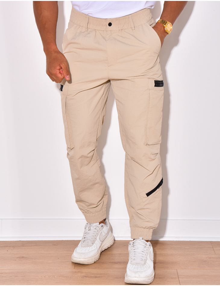 Pantalon parachute cargo