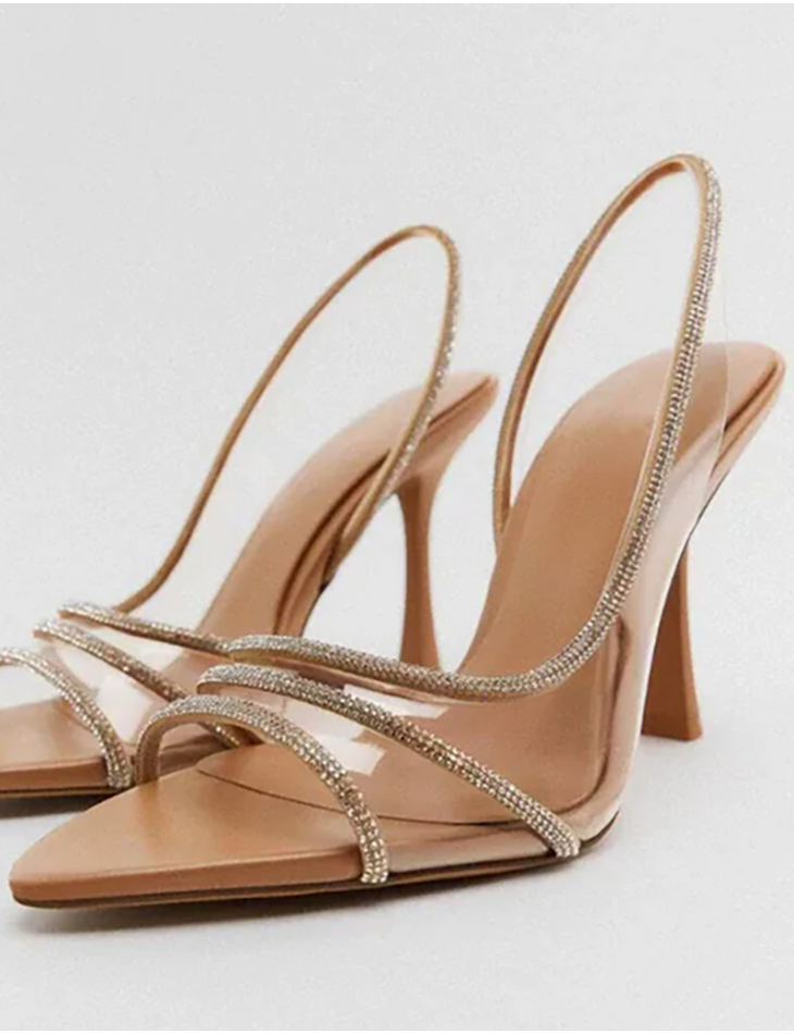 Chaussure nude a talon hotsell