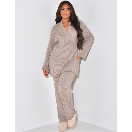   Wool trousers and jumper set