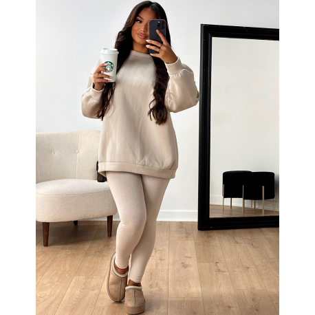 Ensemble sweat oversize et legging