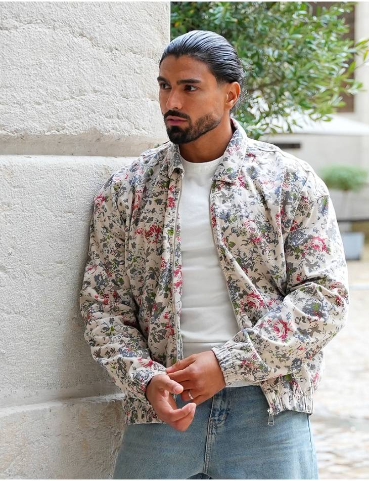 Veste à motifs