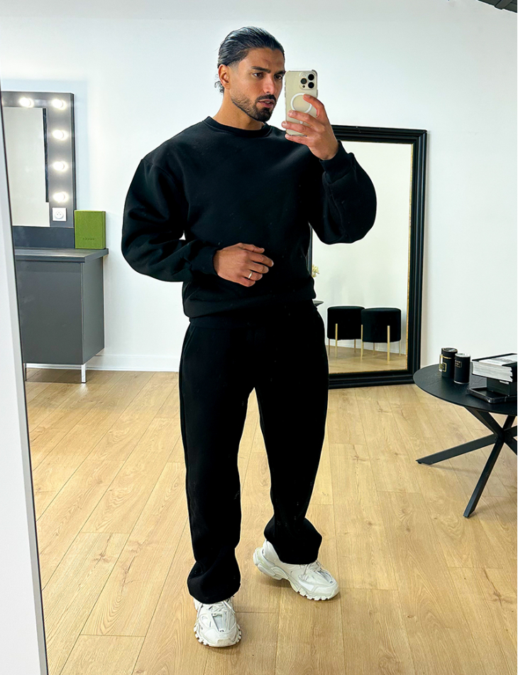 Ensemble pantalon et sweat molletonné