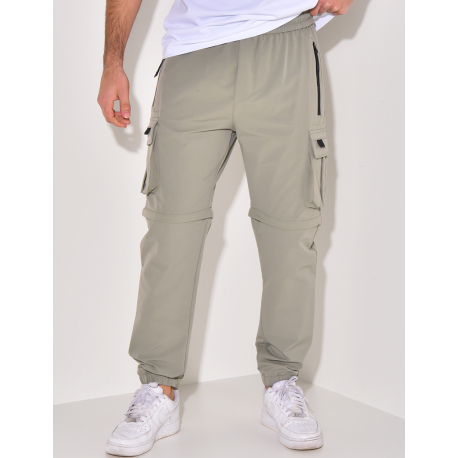 Pantalon cargo fin