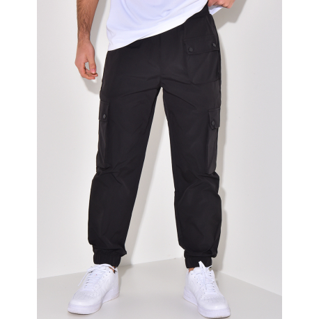 Pantalon cargo fin