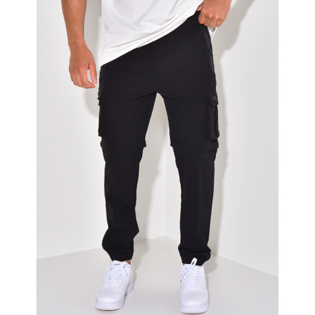 Pantalon cargo fin