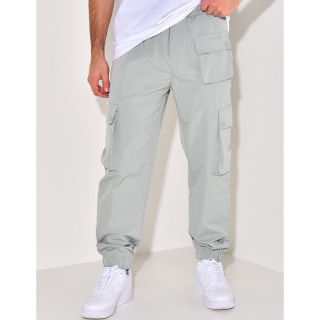 Pantalon cargo fin