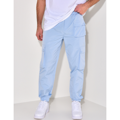 Pantalon cargo fin