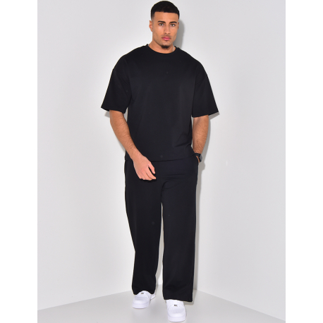 Ensemble pantalon et t-shirt uni