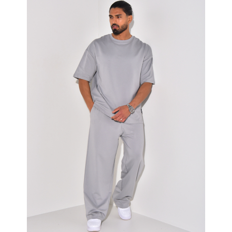 Ensemble pantalon et t-shirt uni