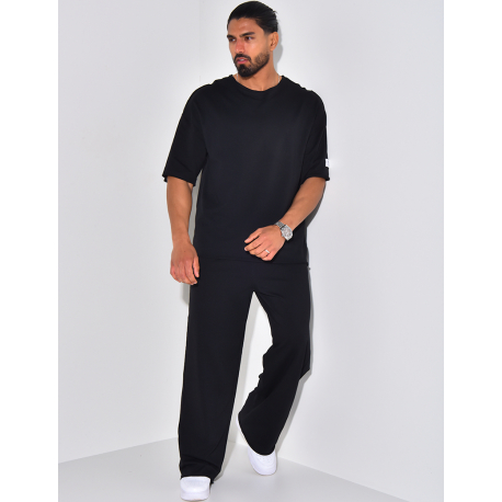 Ensemble pantalon et t-shirt uni