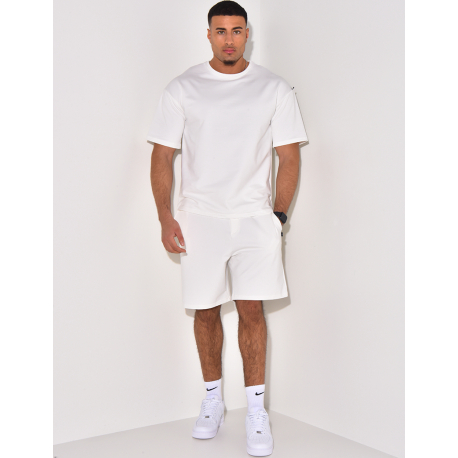 Ensemble short et t-shirt uni