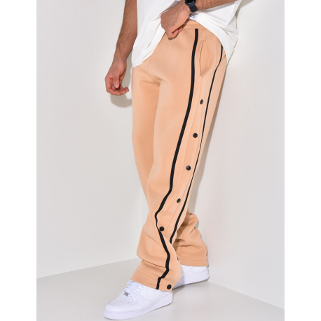 Pantalon de jogging a boutons pression